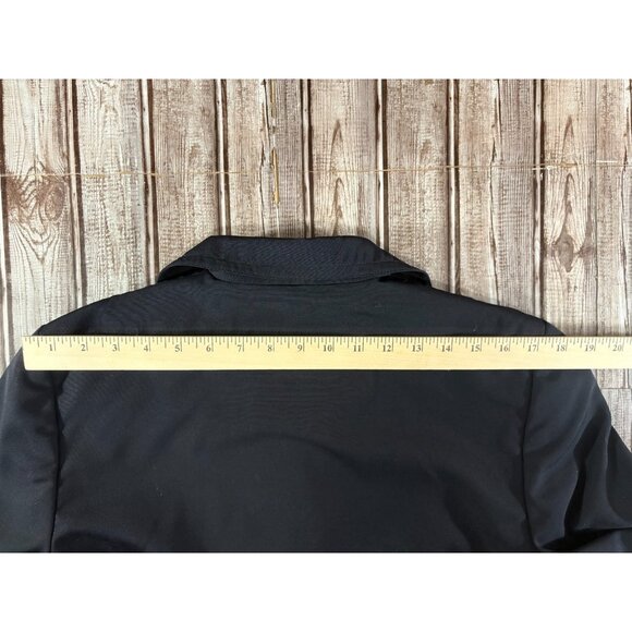 Laurel Escada gold button wool crop jacket sz 38 EU S US col: navy made Germany - Picture 11 of 12